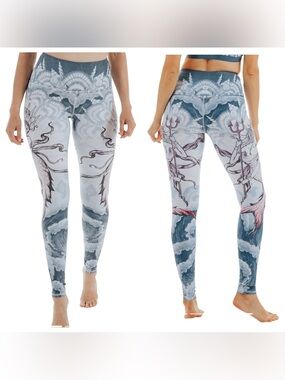 Yoga Democracy “Sea Goddess” High Waisted Leggings